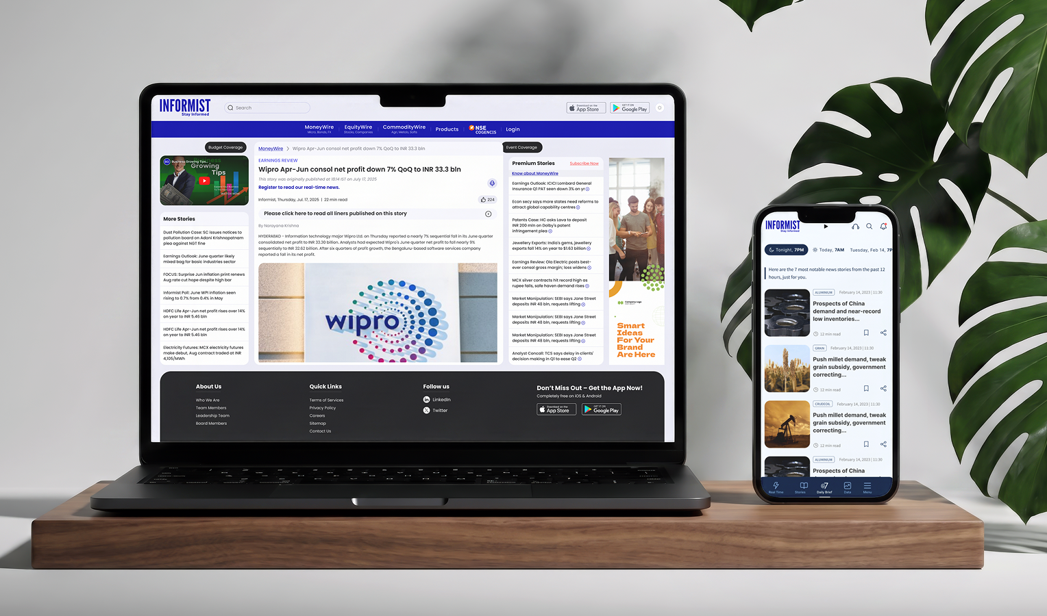Informist Media: A Real-Time Financial News Platform case study preview